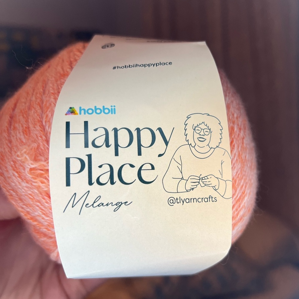 SOLD Hobbii Happy Place Melange Pumpkin color 08 NWT- will disc bundle SOLD OUT